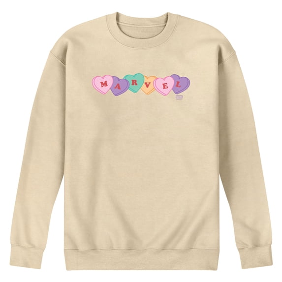 Marvel - Candy Hearts - Men's Crew Fleece Sweatshirt