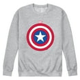 thumbnail image 1 of Marvel - Cap Logo Shield - Men's Crew Fleece Sweatshirt, 1 of 4