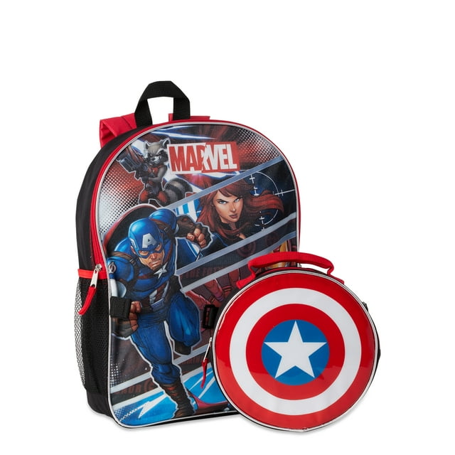 Marvel Captain America Backpack with Lunch