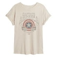 thumbnail image 1 of Marvel Captain America - Band Tee Style - Women's Oversized Graphic T-Shirt, 1 of 4