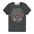 thumbnail image 1 of Marvel Captain America - Band - Toddler and Youth Short Sleeve Graphic T-shirt, 1 of 5