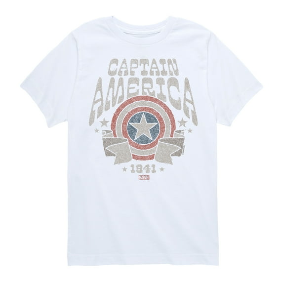 Marvel Captain America - Band - Toddler and Youth Short Sleeve Graphic T-shirt