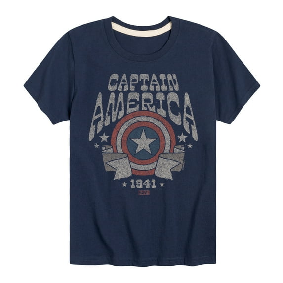 Marvel Captain America - Band - Toddler and Youth Short Sleeve Graphic T-shirt