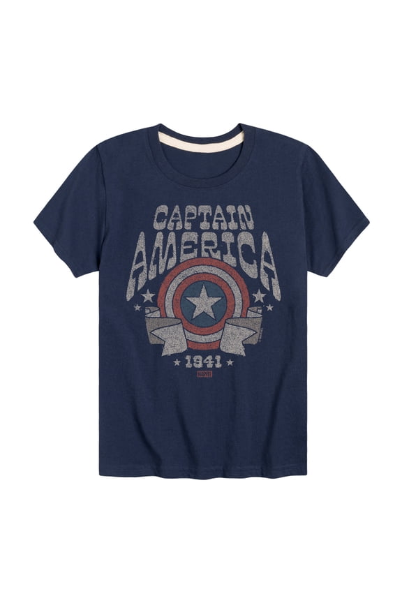 Captain America - Band - Toddler and Youth Short Sleeve Graphic T-shirt