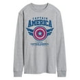 thumbnail image 1 of Marvel Captain America: Brave New World - Collegiate - Men's Long Sleeve Graphic T-Shirt, 1 of 5