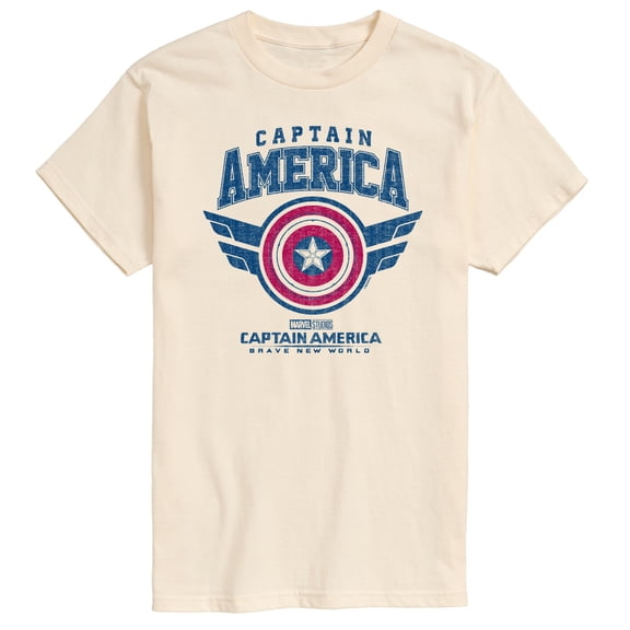 Marvel Captain America: Brave New World - Collegiate - Men's Short Sleeve Graphic T-Shirt