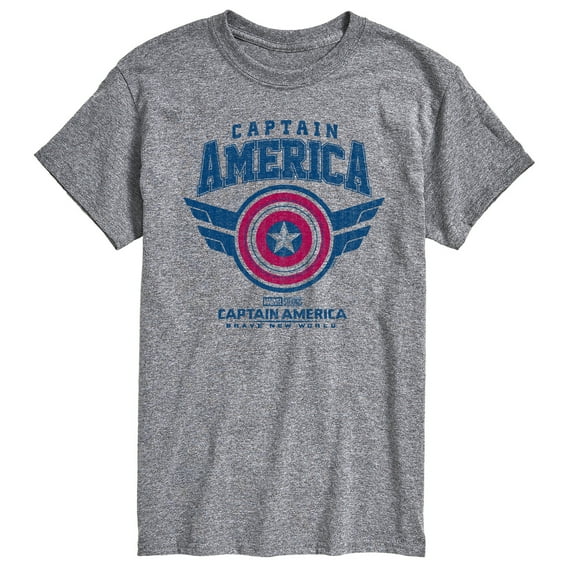Marvel Captain America: Brave New World - Collegiate - Men's Short Sleeve Graphic T-Shirt