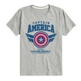 thumbnail image 1 of Marvel Captain America: Brave New World - Collegiate - Toddler And Youth Short Sleeve Graphic T-Shirt, 1 of 5