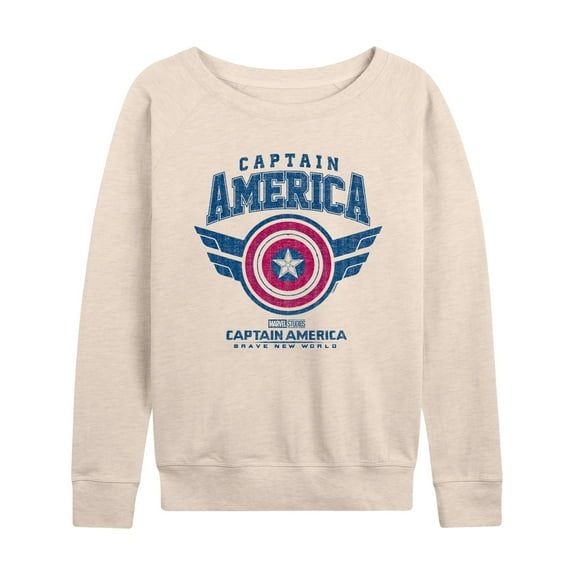 Marvel Captain America: Brave New World - Collegiate - Women's French Terry Pullover Sweatshirt