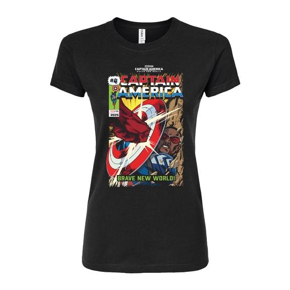 Marvel Captain America: Brave New World - Comic Book Issue 4 - Juniors Fitted Tee