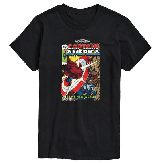 Marvel Captain America: Brave New World - Comic Book Issue 4 - Men's Short Sleeve Graphic T-Shirt