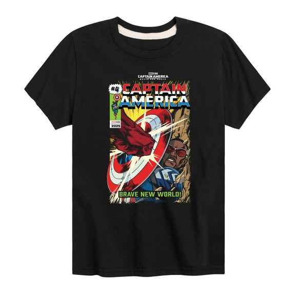 Marvel Captain America: Brave New World - Comic Book Issue 4 - Toddler And Youth Short Sleeve Graphic T-Shirt