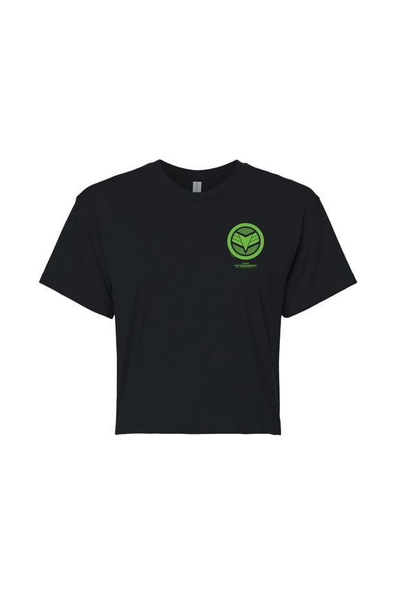 Captain America: Brave New World - Falcon Icon - Juniors Cropped Tee