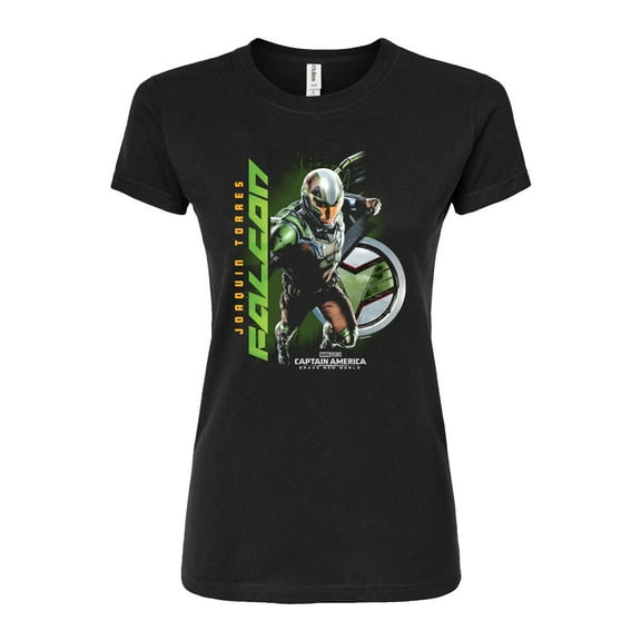 Marvel Captain America: Brave New World - Falcon Joaquín Torres - Juniors Fitted Tee