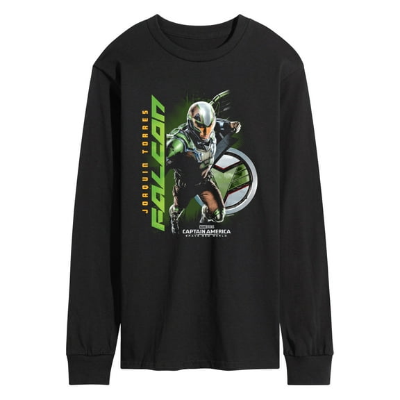 Marvel Captain America: Brave New World - Falcon Joaquín Torres - Men's Long Sleeve Graphic T-Shirt