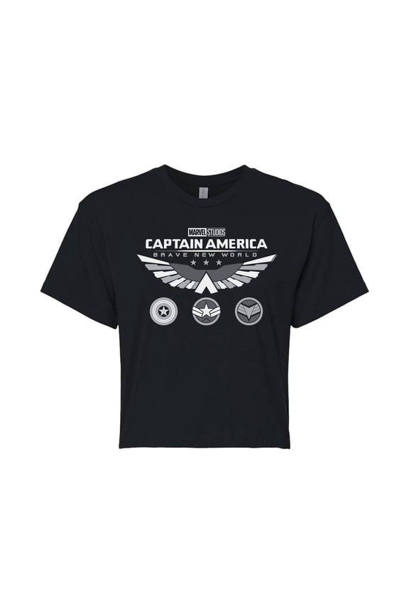Captain America: Brave New World - Icons - Juniors Cropped Tee