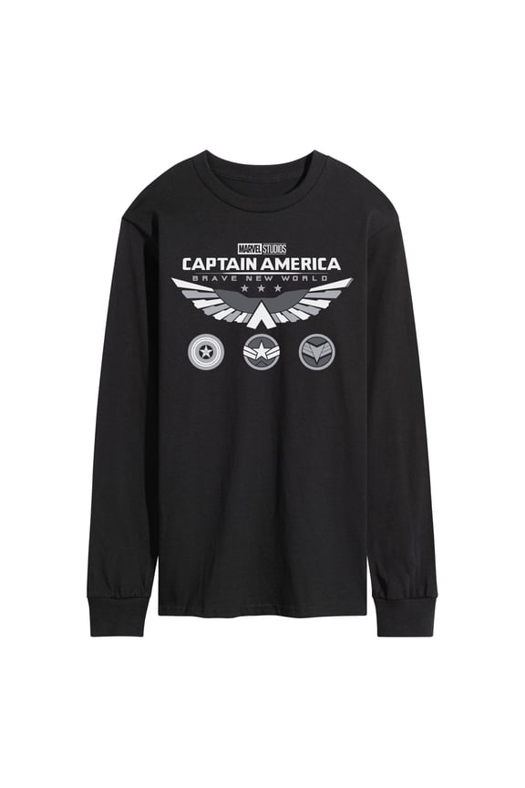 Captain America: Brave New World - Icons - Men's Long Sleeve Graphic T-Shirt