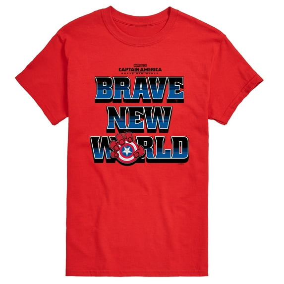 Marvel Captain America: Brave New World - Logo - Men's Short Sleeve Graphic T-Shirt