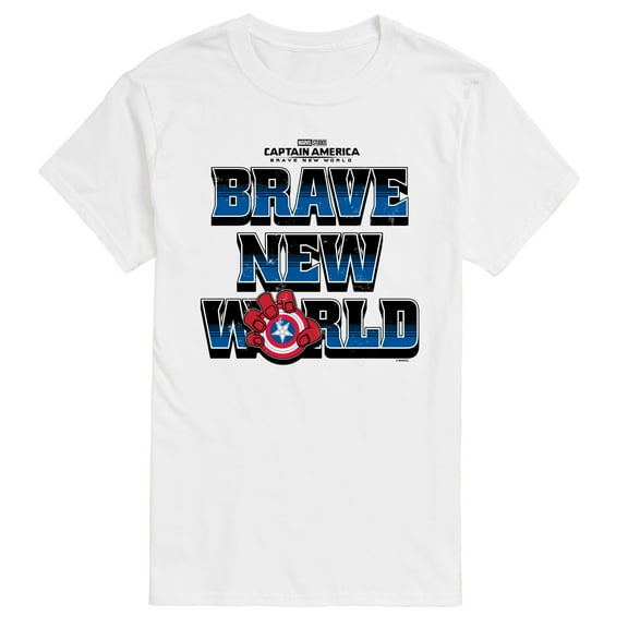 Marvel Captain America: Brave New World - Logo - Men's Short Sleeve Graphic T-Shirt
