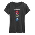 thumbnail image 1 of Marvel Captain America: Brave New World - Logo Stack - Women's Short Sleeve Graphic T-Shirt, 1 of 5