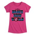thumbnail image 1 of Marvel Captain America: Brave New World - Logo - Toddler And Youth Girls Fitted Short Sleeve Graphic T-Shirt, 1 of 5