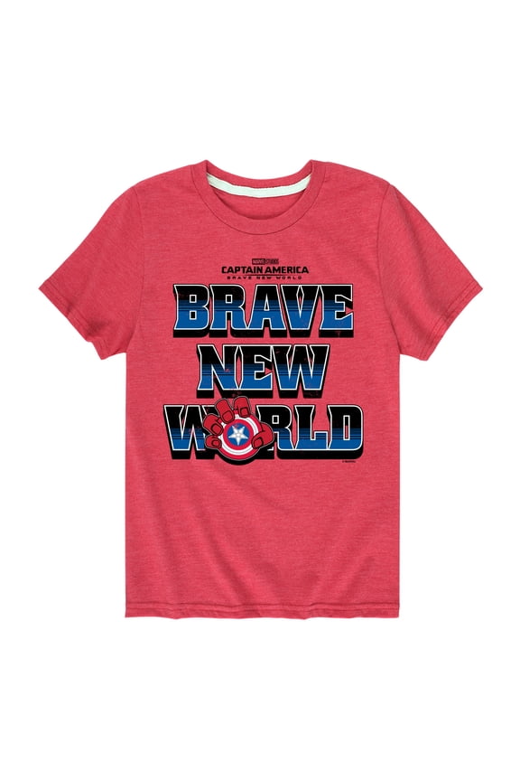 Captain America: Brave New World - Logo - Toddler And Youth Short Sleeve Graphic T-Shirt