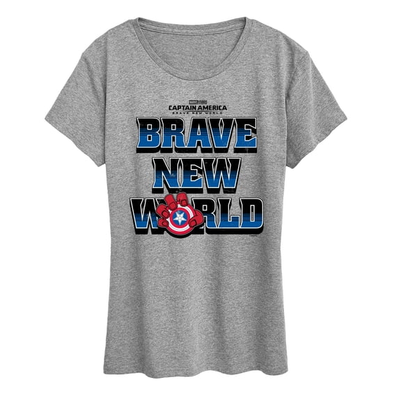 Marvel Captain America: Brave New World - Logo - Women's Short Sleeve Graphic T-Shirt