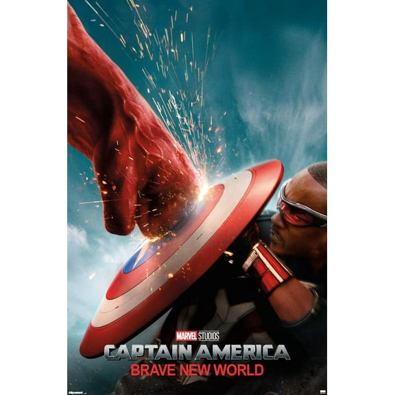 Marvel Captain America: Brave New World - One Sheet Wall Poster, 22.375" x 34"