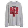 thumbnail image 1 of Marvel Captain America: Brave New World - Red Hulk Collegiate - Men's Long Sleeve Graphic T-Shirt, 1 of 5