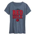 thumbnail image 1 of Marvel Captain America: Brave New World - Red Hulk Collegiate - Women's Short Sleeve Graphic T-Shirt, 1 of 5
