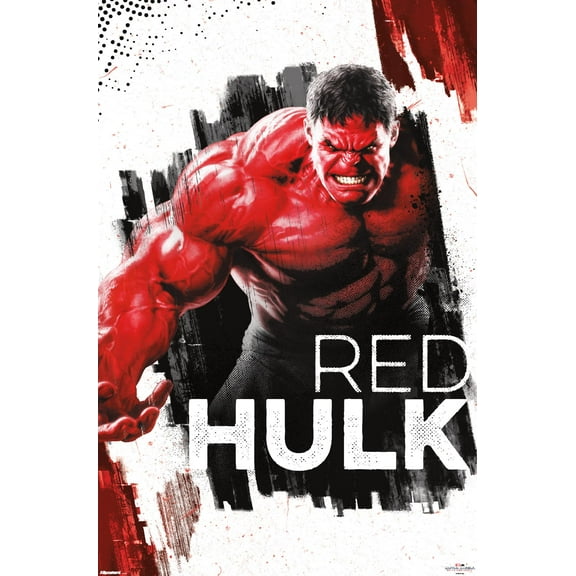 Marvel Captain America: Brave New World - Red Hulk Wall Poster, 22.375" x 34"