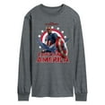 thumbnail image 1 of Marvel Captain America: Brave New World - Sam Wilson - Men's Long Sleeve Graphic T-Shirt, 1 of 5
