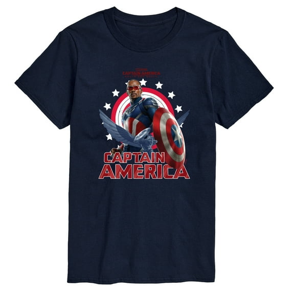 Marvel Captain America: Brave New World - Sam Wilson - Men's Short Sleeve Graphic T-Shirt