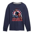 thumbnail image 1 of Marvel Captain America: Brave New World - Sam Wilson - Toddler And Youth Kids Long Sleeve Graphic T-Shirt, 1 of 5