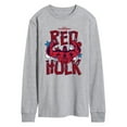 thumbnail image 1 of Marvel Captain America: Brave New World - Scribble Red Hulk - Men's Long Sleeve Graphic T-Shirt, 1 of 5