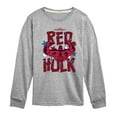 thumbnail image 1 of Marvel Captain America: Brave New World - Scribble Red Hulk - Toddler And Youth Kids Long Sleeve Graphic T-Shirt, 1 of 5