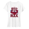 thumbnail image 1 of Marvel Captain America: Brave New World - Scribble Red Hulk - Women's Short Sleeve Graphic T-Shirt, 1 of 5