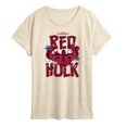 thumbnail image 1 of Marvel Captain America: Brave New World - Scribble Red Hulk - Women's Short Sleeve Graphic T-Shirt, 1 of 5
