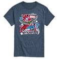 thumbnail image 1 of Marvel Captain America: Brave New World - Sticker Style - Men's Short Sleeve Graphic T-Shirt, 1 of 5