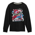 thumbnail image 1 of Marvel Captain America: Brave New World - Sticker Style - Toddler And Youth Kids Long Sleeve Graphic T-Shirt, 1 of 5