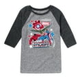thumbnail image 1 of Marvel Captain America: Brave New World - Sticker Style - Toddler And Youth Kids Raglan, 1 of 5