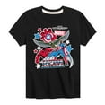 thumbnail image 1 of Marvel Captain America: Brave New World - Sticker Style - Toddler And Youth Short Sleeve Graphic T-Shirt, 1 of 5