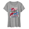 thumbnail image 1 of Marvel Captain America: Brave New World - Sticker Style - Women's Short Sleeve Graphic T-Shirt, 1 of 5