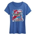 thumbnail image 1 of Marvel Captain America: Brave New World - Sticker Style - Women's Short Sleeve Graphic T-Shirt, 1 of 5