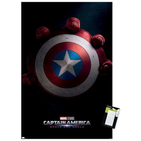 Marvel Captain America: Brave New World - Teaser One Sheet Wall Poster, 22.375" x 34"