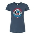 thumbnail image 1 of Marvel Captain America - Brooklyn - Juniors Fitted Graphic T-Shirt, 1 of 4