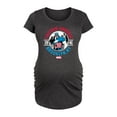 thumbnail image 1 of Marvel Captain America - Brooklyn - Maternity Scoop Neck Graphic T-Shirt, 1 of 5