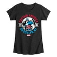 thumbnail image 1 of Marvel Captain America - Brooklyn - Toddler and Youth Girls Fitted Short Sleeve Graphic T-shirt, 1 of 5