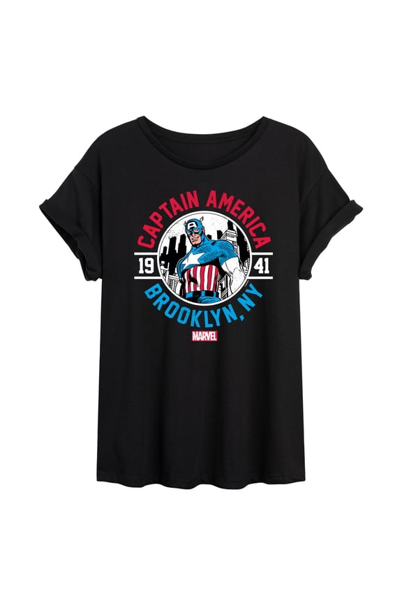 Captain America - Brooklyn - Women's Oversized Graphic T-Shirt