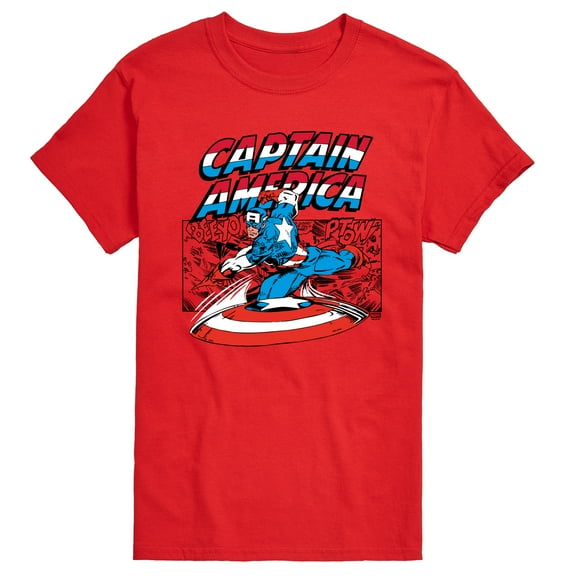Marvel - Captain America Burst - Men's Short Sleeve Graphic T-Shirt